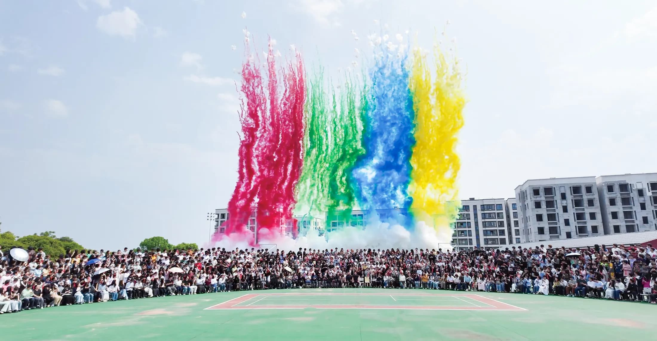 宏途兴学集训基地宿舍楼外观