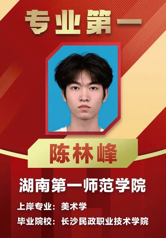2026 优秀上岸学员 陈林峰，专业第一资料卡