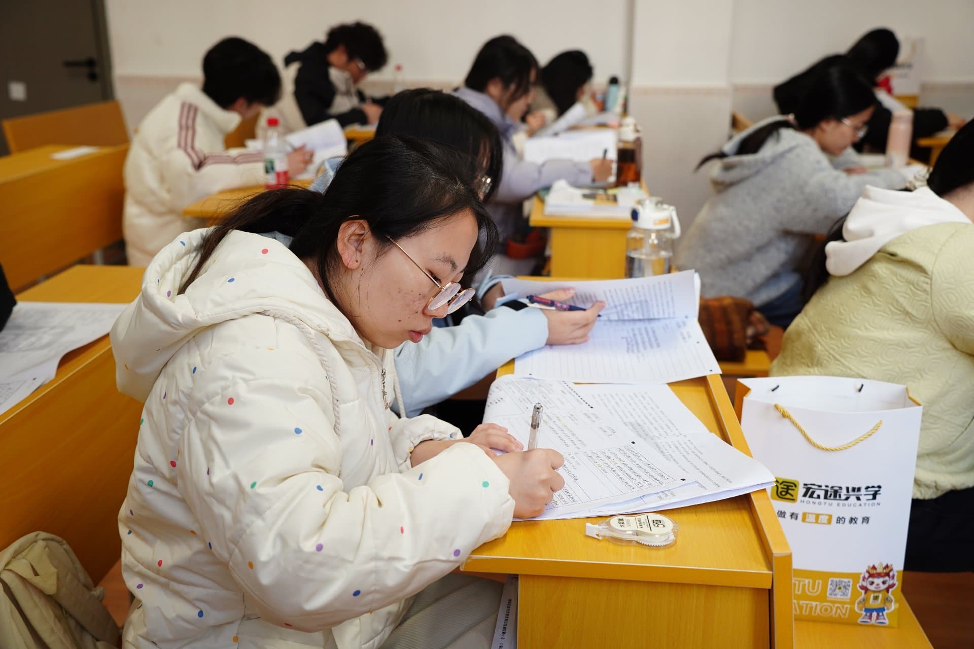 宏途兴学学员模考作答实景