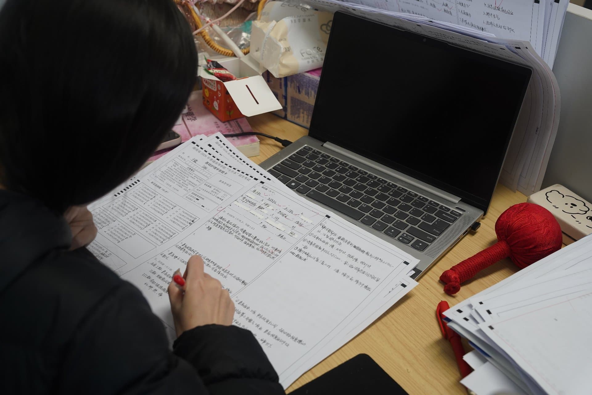 宏途兴学学员阶段作业与检测现场